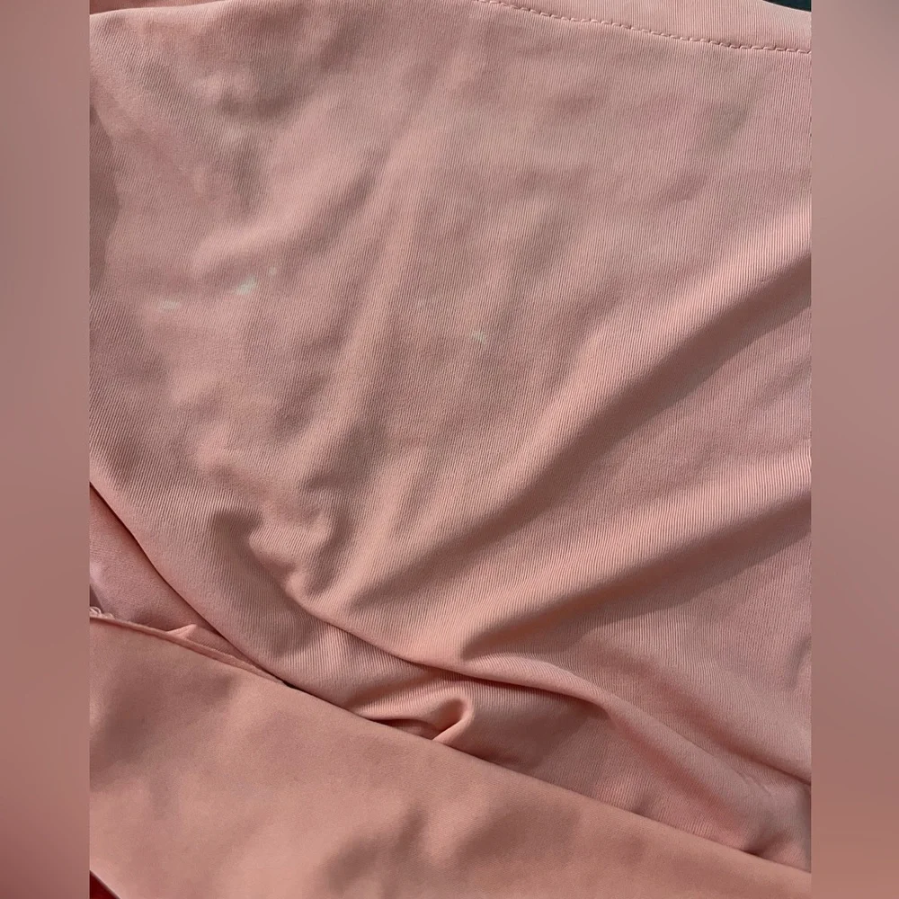 NWT Retrofete Mich Sequin Mini Dress Peach Coral Ombrè Sz L Sexy Cocktail Party - Picture 14 of 16